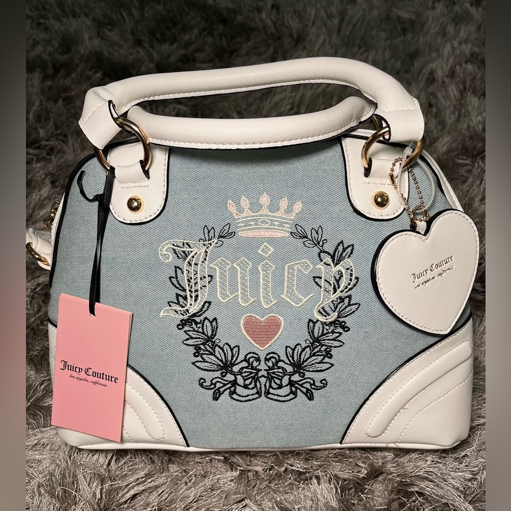 SOLD! Vintage Inspired Juicy Couture Denim Heritage Satchel